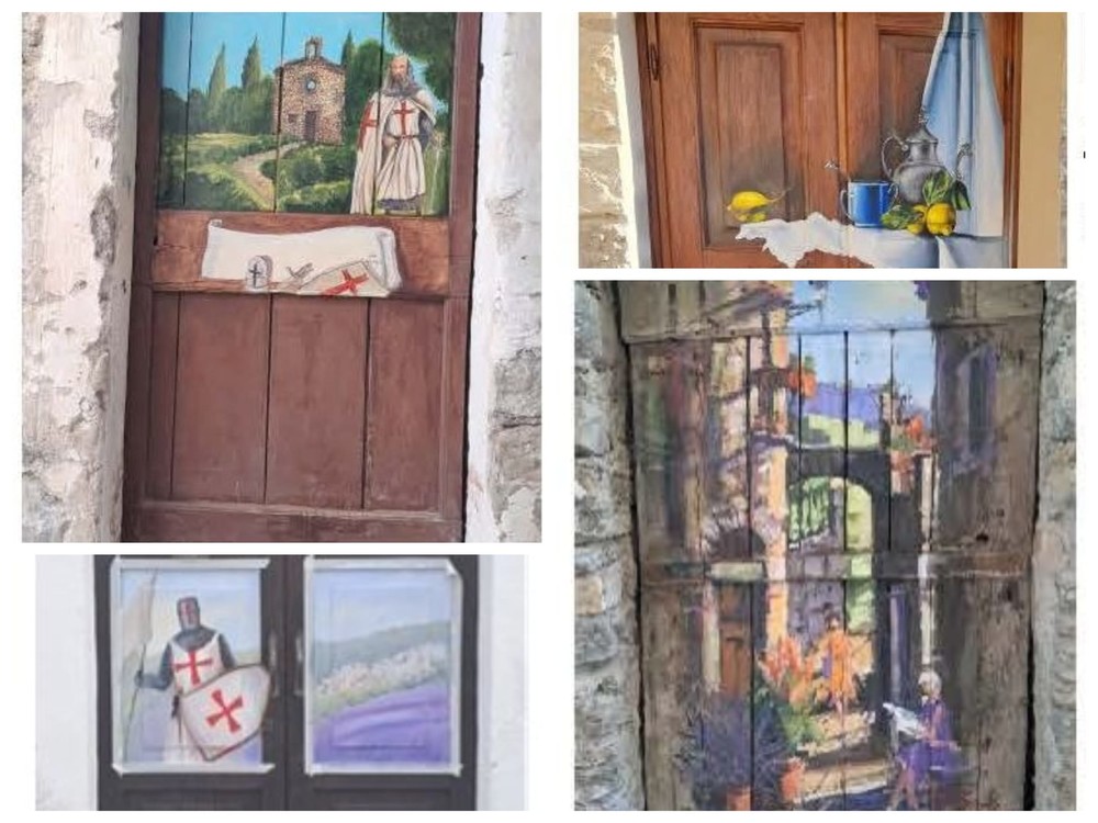 Arte nell'entroterra, galleria a cielo aperto tra le porte antiche del centro storico di Olivetta San Michele (Foto)