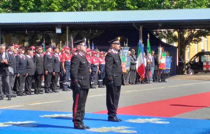 Durante le celebrazioni dell’Arma a Genova, riconoscimento al Nucleo Operativo Carabinieri di Sanremo Durante le celebrazioni dell’Arma a Genova, riconoscimento al Nucleo Operativo Carabinieri di Sanremo