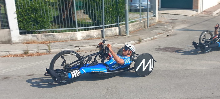 Il giovane handbikerIl sanremese Paolo Francione 1° assoluto e di categoria in Friuli Venezia Giulia Il giovane handbikerIl sanremese Paolo Francione 1° assoluto e di categoria in Friuli Venezia Giulia