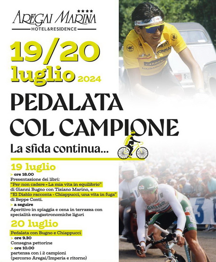 Santo Stefano al Mare: torna l’appuntamento annuale della ‘Pedalata col campione’ Santo Stefano al Mare: torna l’appuntamento annuale della ‘Pedalata col campione’