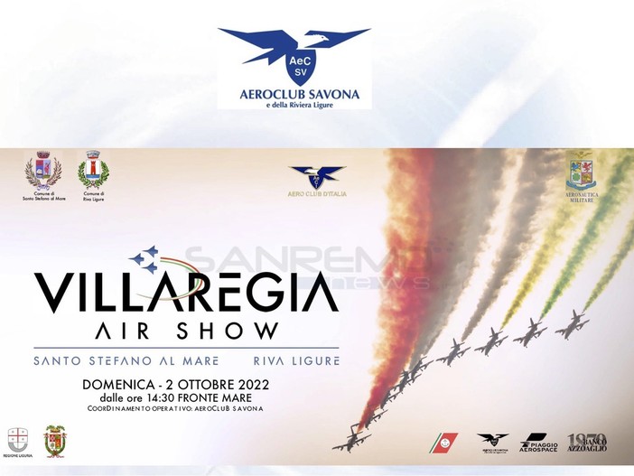 Villaregia Air Show: domenica a Santo Stefano al Mare lungomare chiuso fin dal mattino Villaregia Air Show: domenica a Santo Stefano al Mare lungomare chiuso fin dal mattino
