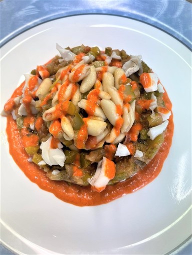 Il piatto che ha trionfato al concorso organizzato a Carmagnola. Il piatto che ha trionfato al concorso organizzato a Carmagnola.