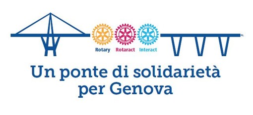 Un ponte di solidarietà per Genova, al via la raccolta fondi del Rotary per le vittime del crollo del ponte Morandi