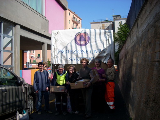 Taggia: protezione civile in campo per servizio sociale Taggia: protezione civile in campo per servizio sociale