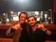 Pepi Morgia e Filippo Graziani al termine del concerto che ha aprto il nuovo tour Pepi Morgia e Filippo Graziani al termine del concerto che ha aprto il nuovo tour