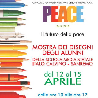 Sanremo: al forte di Santa Tecla ritorna il Poster della Pace del Lions Club International