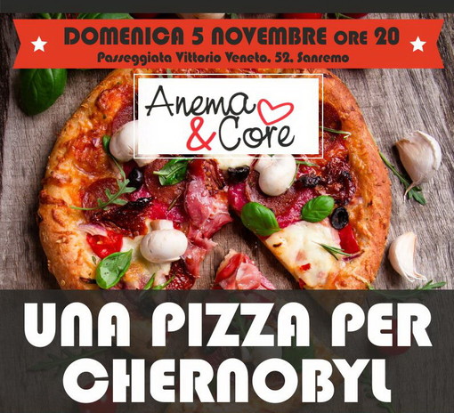 Sanremo: domenica 5 novembre, pizza di beneficenza a cura dell’Associazione Smile Onlus