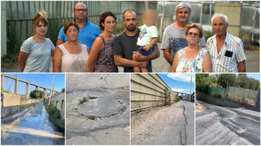 Sanremo: ennesima perdita d'acqua, i residenti di strada vicinale Valle Armea "Adesso basta, vogliamo delle risposte" (Foto e Video) Sanremo: ennesima perdita d'acqua, i residenti di strada vicinale Valle Armea "Adesso basta, vogliamo delle risposte" (Foto e Video)