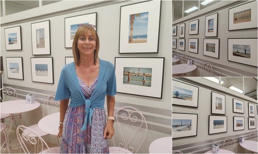 Foto in gelateria, "#portami a vedere il mare" di Stefania Scarpa in mostra a Bordighera (Foto e video)