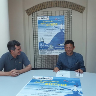 Ventimiglia: una sirena a 4 metri d'altezza nel suggestivo panorama del forte dell'Annunziata per interpretare i racconti di Benni