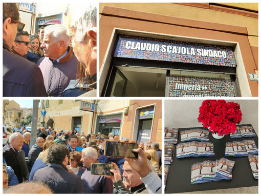 Imperia, doppio point per Claudio Scajola: "Accordo con Fdi? "Non so, noi aperti a tutti" (foto e video)