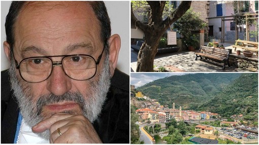 Badalucco omaggia Umberto Eco, a lui dedicata una piazza e una mostra permanente di ceramiche, ecco perchè