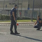 Sanremo: "grandinata" di ghiaia in Valle Armea all'altezza del The Mall. Interpellata Amaie Energia per pulire la strada Sanremo: "grandinata" di ghiaia in Valle Armea all'altezza del The Mall. Interpellata Amaie Energia per pulire la strada