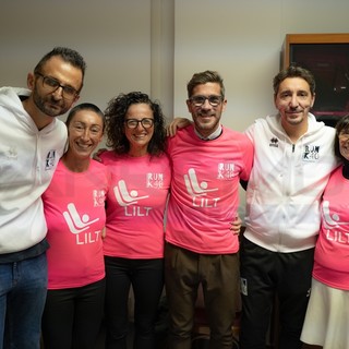 Naturun Team Valle Argentina in rosa per la LILT, un messaggio di prevenzione alla Sanremo Marathon e Valencia