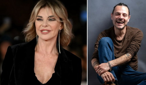 Alba Parietti e Federico Traversa al teatro del Casinò di Sanremo Alba Parietti e Federico Traversa al teatro del Casinò di Sanremo