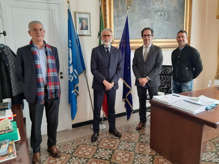 Bordighera: il nuovo Prefetto Armando Nanei in visita a Palazzo Garnier