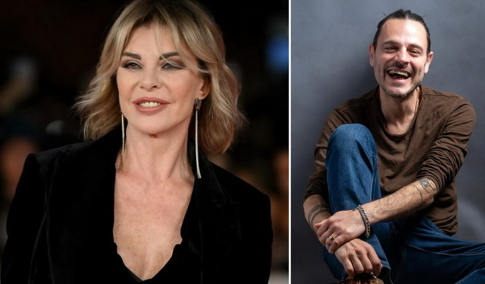 Alba Parietti e Federico Traversa al teatro del Casinò di Sanremo Alba Parietti e Federico Traversa al teatro del Casinò di Sanremo