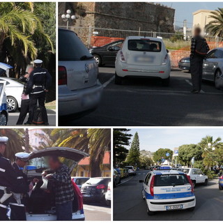 Sanremo: polizia municipale ferma parcheggiatore abusivo a pian di Nave Sanremo: polizia municipale ferma parcheggiatore abusivo a pian di Nave