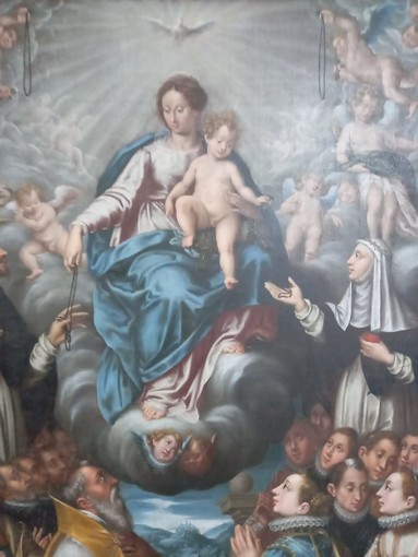 Imperia: domenica prossima, presentazione del restauro del quadro della Madonna del Rosario Imperia: domenica prossima, presentazione del restauro del quadro della Madonna del Rosario