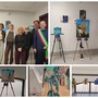 Art therapy a Ventimiglia, quadri in mostra alla casa della comunità (Foto e video)