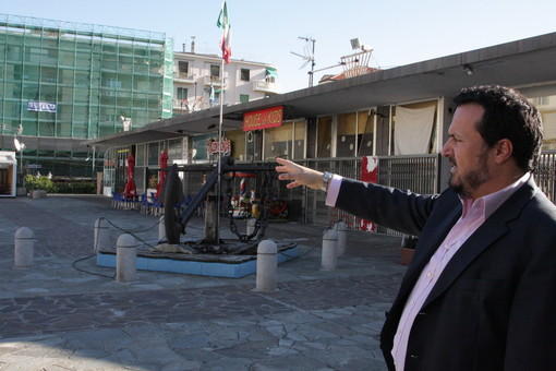 Sanremo: inizia a prendere forma il restyling di piazza Colombo