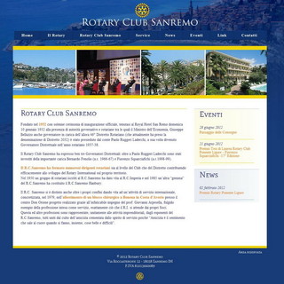 Sanremo: novità per il Rotary Club, confermato il presidente e presentato il nuovo sito web