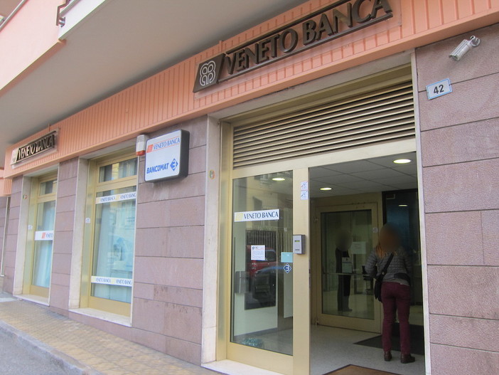 Il 7 dicembre in provincia di Imperia chiuderanno alcune filiali di Veneto Banca e Banco Popolare di Vicenza