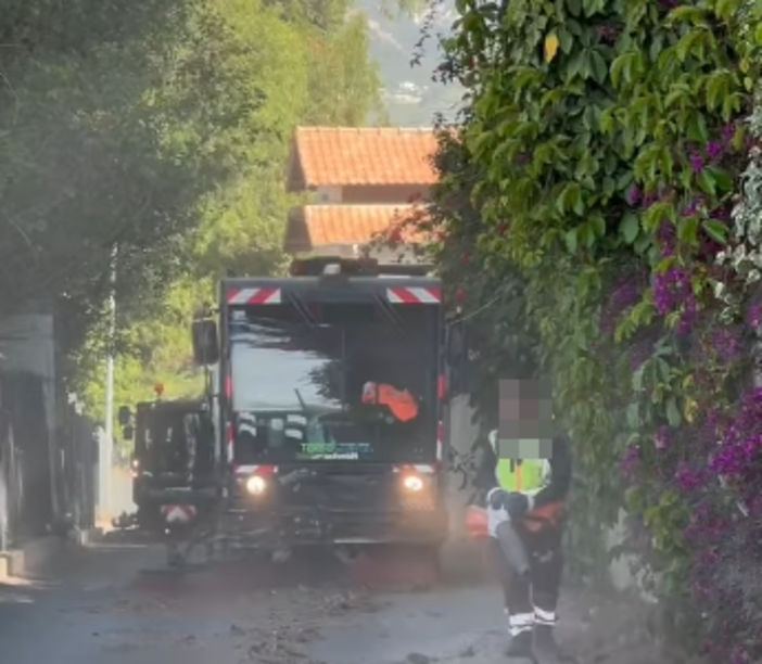 Ventimiglia, pulizia nelle frazioni: intervento alle Ville e a Bevera