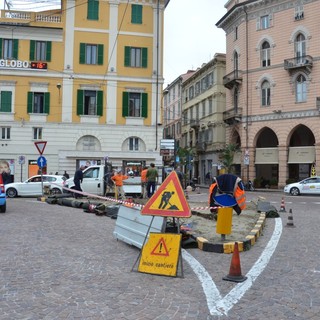 Sanremo: l'11 aprile via ai lavori dello scolmatore, la rivoluzione della viabilità in centro partita questa mattina