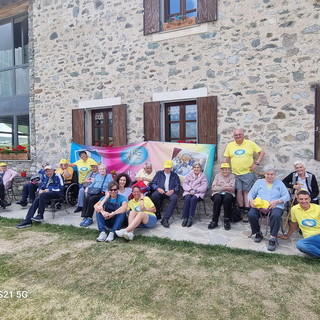 Vallecrosia: 14 ospiti della RSA Casa Rachele al Rifugio Alpino Mondovì - Havis De Giorgio in provincia di Cuneo (foto)