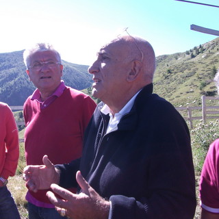 L'assessore Giacomo Raineri a Monesi