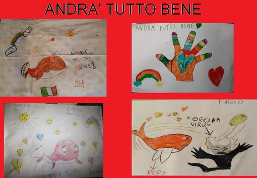 #andratuttobene: i piccoli del REDS rugby Team di Imperia a sostegno di parenti e amici