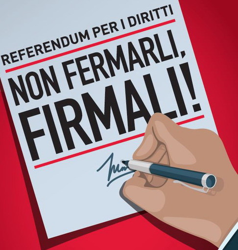 Ad Imperia, Sanremo e Ventimiglia, raccolta di firme della Cgil a sostegno della Legge sulla 'Nuova carta dei Diritti di tutte le Lavoratrici e di tutti i Lavoratori'