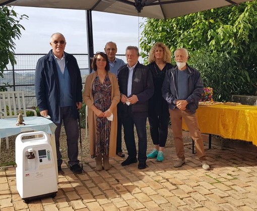 Donazione del Rotary Club di Sanremo alla Casa di riposo per anziani 'Cà Milio' di Perinaldo