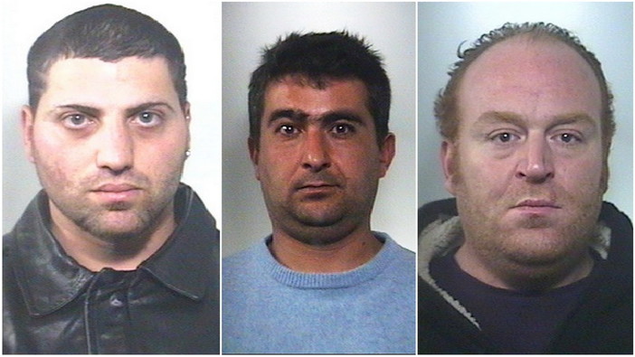 I tre arrestati I tre arrestati