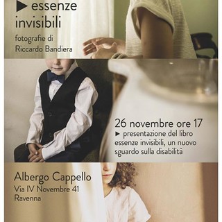 ‘Essenze Invisibili’, un nuovo sguardo sulla disabilità: il progetto del fotografo imperiese Riccardo Bandiera che sarà presentato domenica a Ravenna ‘Essenze Invisibili’, un nuovo sguardo sulla disabilità: il progetto del fotografo imperiese Riccardo Bandiera che sarà presentato domenica a Ravenna