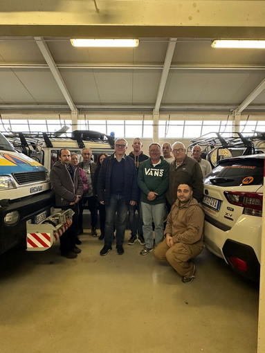 Elezioni Sanremo: il candidato sindaco Gianni Rolando incontra la Protezione Civile