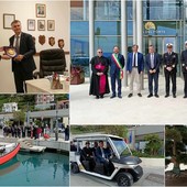 Ventimiglia, Rixi all'inaugurazione del nuovo battello della Guardia Costiera: &quot;Dobbiamo investire sul mare&quot; (Foto e video)