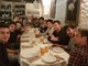 Nella foto giocatori e staff del Riva Ligure riuniti nella cena di fine stagione
