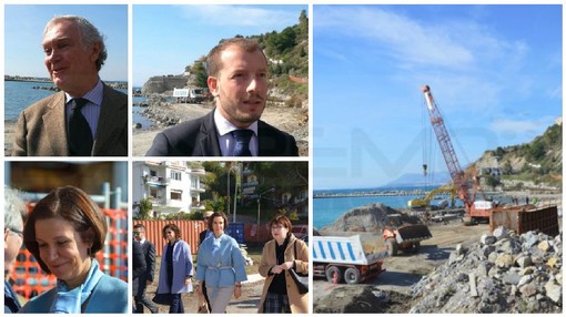 Ventimiglia: cerimonia di ripresa dei lavori del porto di 'Cala del Forte', opere a mare entro il 2018. Ioculano &quot;Oggi parte la miglior campagna di immagine che la città potesse avere&quot; (Foto e Video)