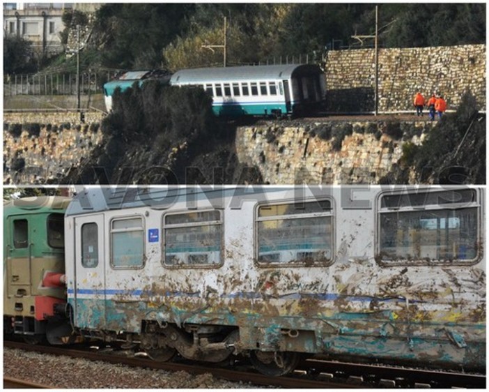 Treno deragliato ad Andora: 3 rimorchiatori e un pontone per le 4 gru terrestri partiranno da Genova per Andora Treno deragliato ad Andora: 3 rimorchiatori e un pontone per le 4 gru terrestri partiranno da Genova per Andora