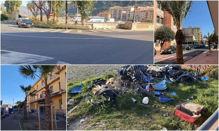 Sgombero dei rifiuti abbandonati al Roya, sfalci e piantumazione di palme: nuovi interventi a Ventimiglia (Foto)