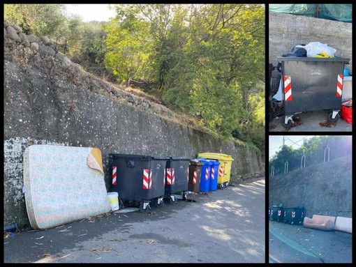 Sporcizia e rifiuti abbandonati a Ventimiglia, Scullino: "Il servizio di igiene pubblica è disastroso" (Foto)