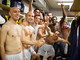 La squadra negli spogliatoi dopo la vittoria (foto di Dario Bosio) La squadra negli spogliatoi dopo la vittoria (foto di Dario Bosio)