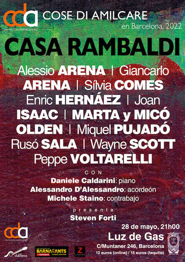 Domani a Barcellona, appuntamento con ‘Casa Rambaldi’ in memoria di Amilcare Rambaldi