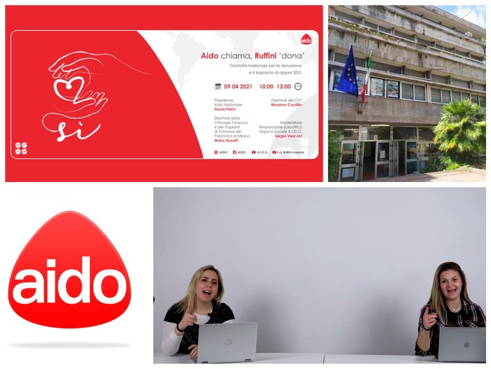 Ruffini Live for Lives per Aido, venerdì gli studenti imperiesi in diretta per la  'Giornata Nazionale per la Donazione degli Organi' (video)