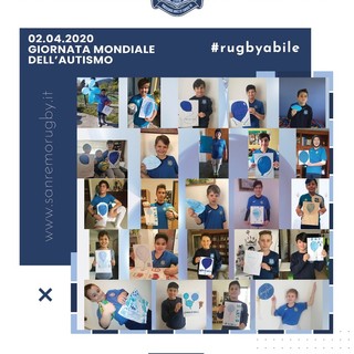 Giornata mondiale sull'autismo: il Sanremo Rugby si tinge di blu