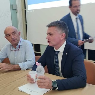 Il sindaco Mager e il vice Ministro nell'ultimo incontro del 26 giugno