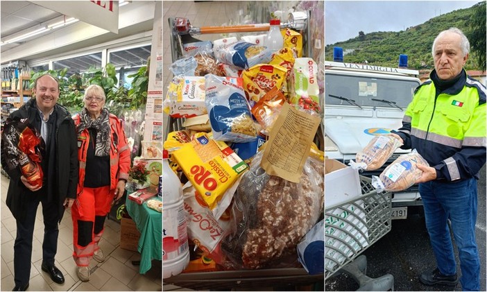 Pasqua solidale, Ventimiglia aiuta le famiglie in difficoltà: raccolta di generi alimentari a Latte (Foto)