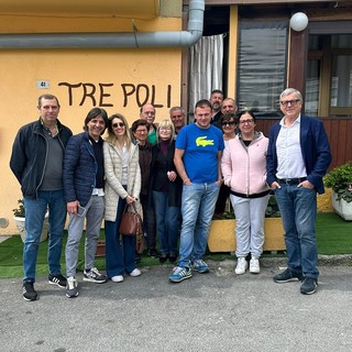 Elazioni Sanremo: sopralluogo del candidato Gianni Rolando in strada Rio Massè